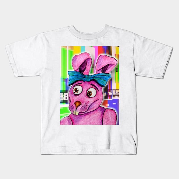 The Feral's own Mixy the mixed up bunny Kids T-Shirt by Bloody Brilliant Design